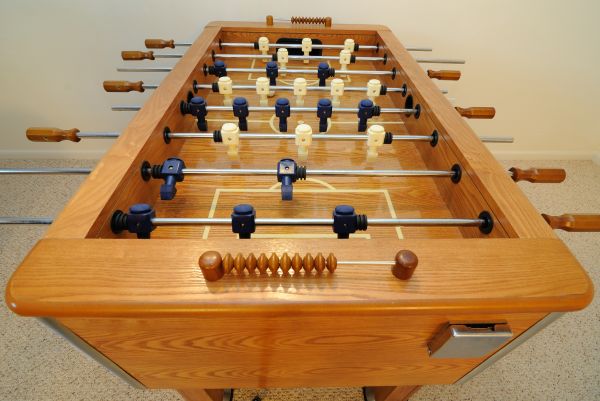 Foosball Table Assembly in Bear